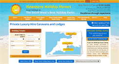 Desktop Screenshot of newmansholidayhomes.com